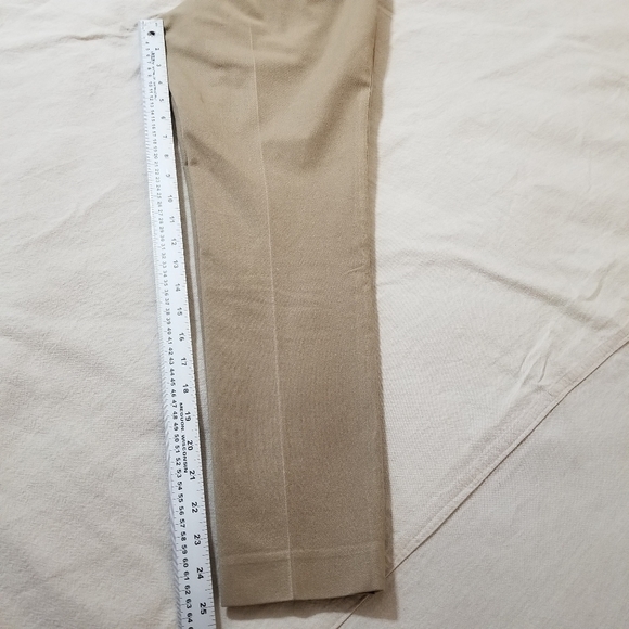 Banana Republic martin fit cropped neutral brown tan size 4 pants - Picture 8 of 11